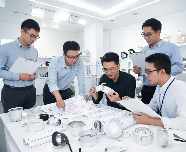 Cree commercial lighting project team