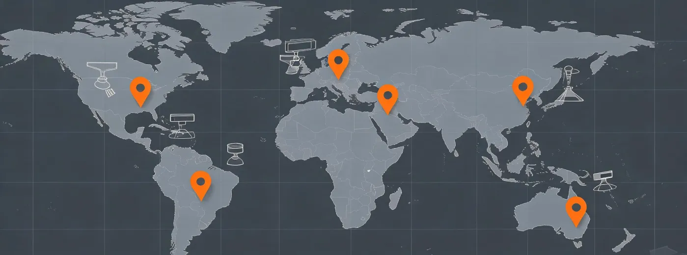 Cree project support office map illustration